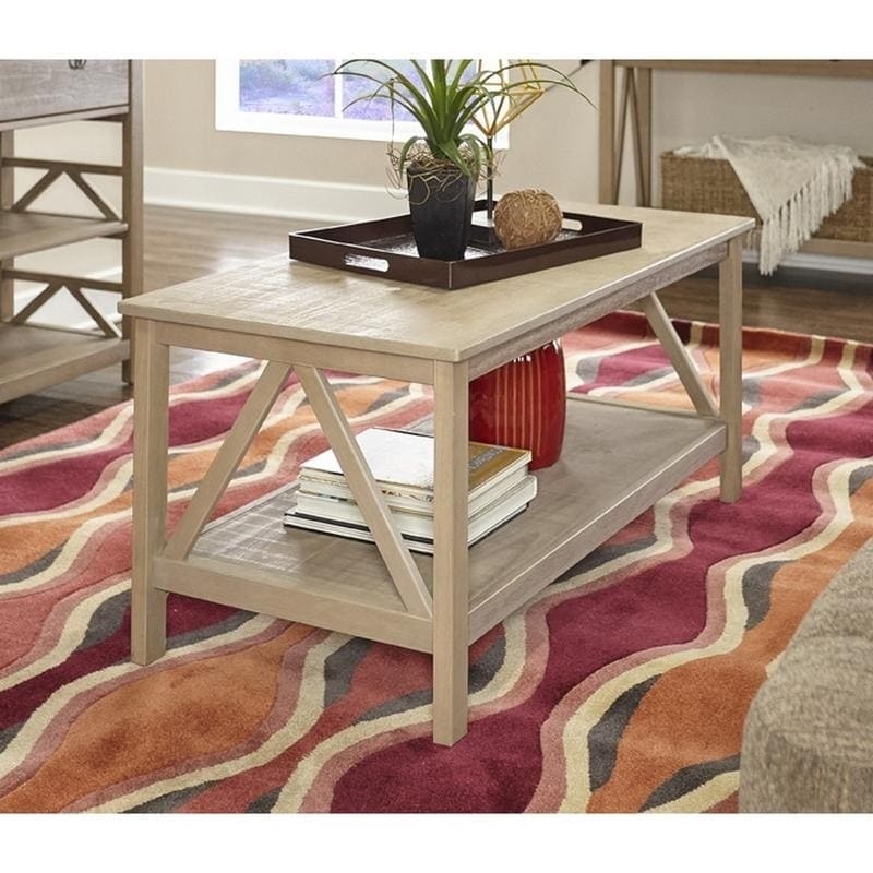 Copper Grove Iargara Driftwood Coffee Table