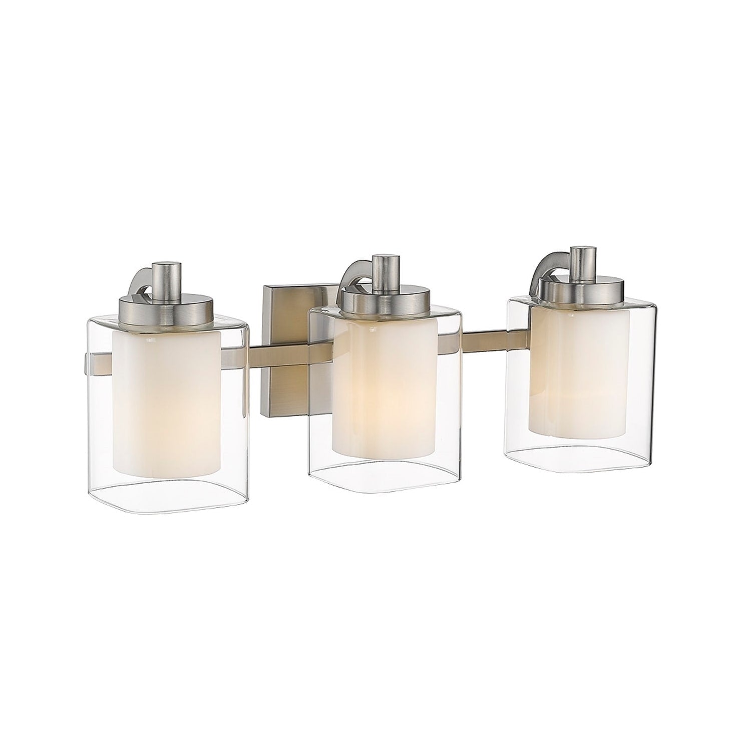 Copper Grove Ijevan 3 Light Brushed Nickel Bath Vanity Fixture