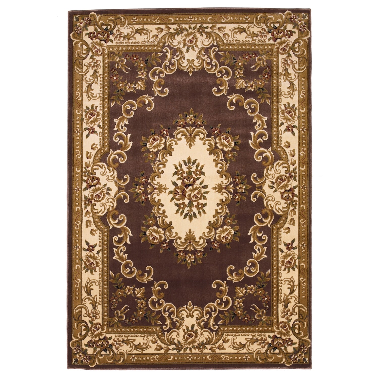 Copper Grove Korneuberg Blue Traditional Medallion Area Rug
