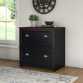 Fairview Lateral File Cabinet By Bush Furniture In Antique White