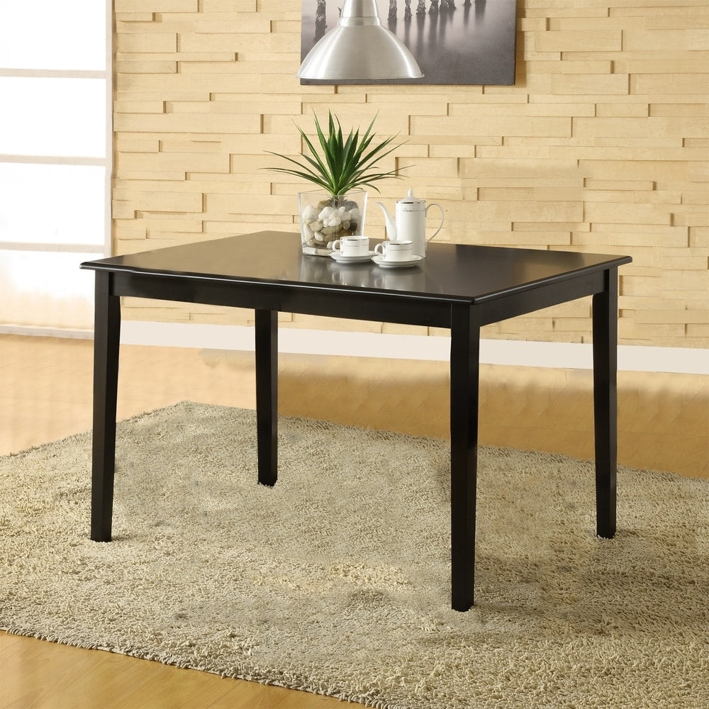 Wilmington Rectangular Black Dining Table By Inspire Q Classic