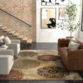 Copper Grove Lienz Sage Accents Multicolor Area Rug 77 X 1010