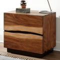 Copper Grove Lorevilko 2 Tone Exotic Woodgrain Nightstand