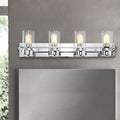 Copper Grove Loria 4 Light Chrome Bath Vanity Fixture