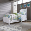 Cottage View White Full Panel Bed