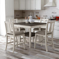 Furniture Of America Jalyssa Rustic 5 Piece Counter Height Dining Set