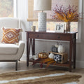 Copper Grove Heather Aged Cherry Rectangular Top Table
