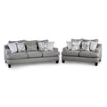 Copper Grove Ochamchire Blue Grey 2 Piece Living Room Set