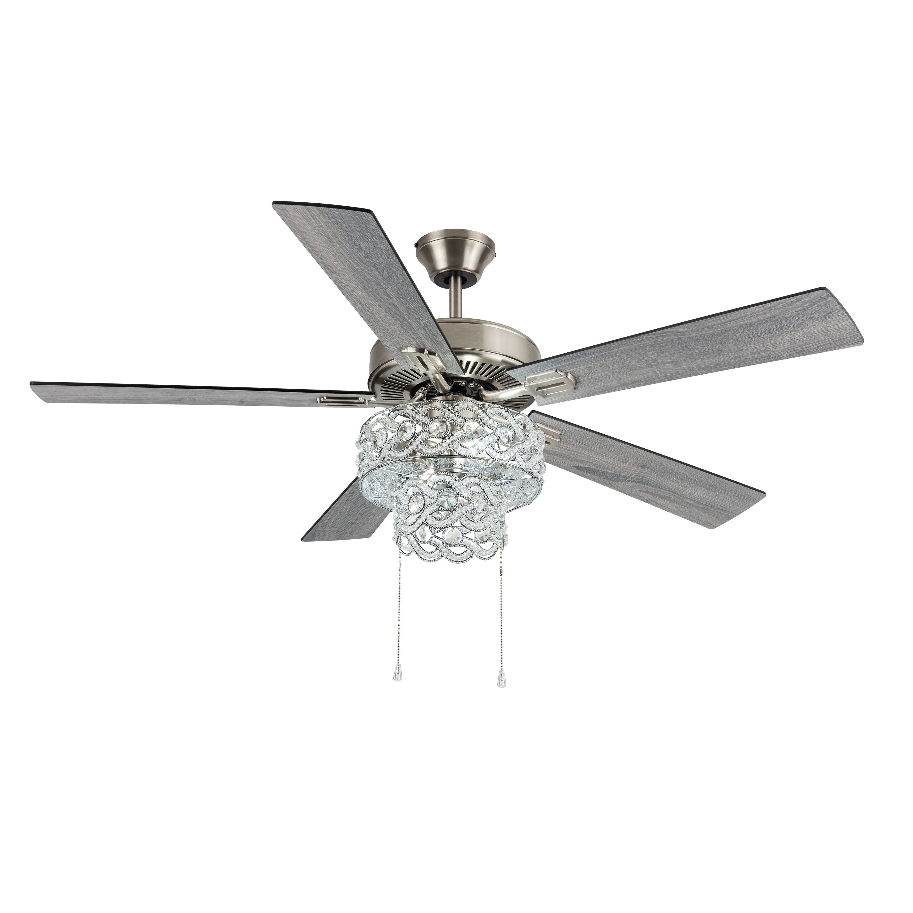 Copper Grove Bailadores 52 Inch Beaded Braid Wedding Band Led Ceiling Fan
