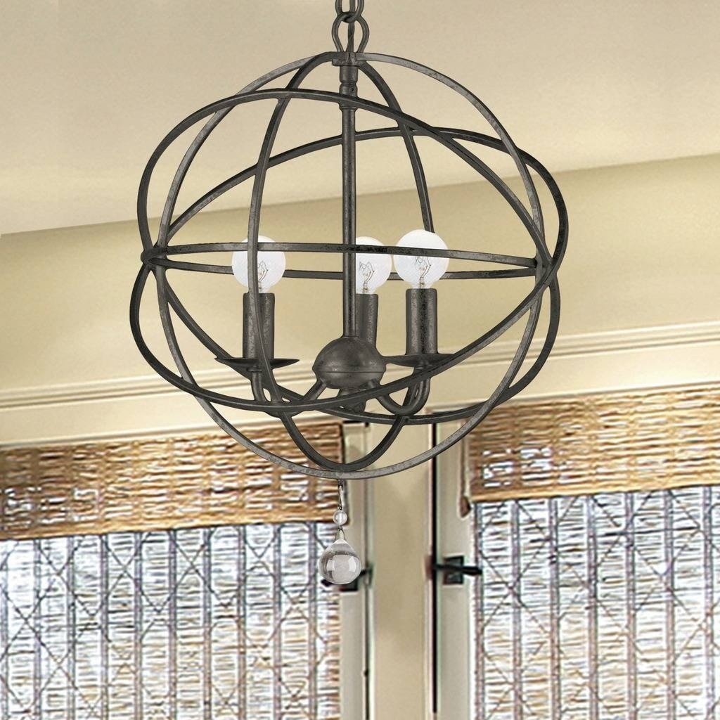 Copper Grove Poltava 3 Light English Bronze Mini Chandelier