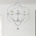 Copper Grove Poltava 6 Light Silvertone Chandelier