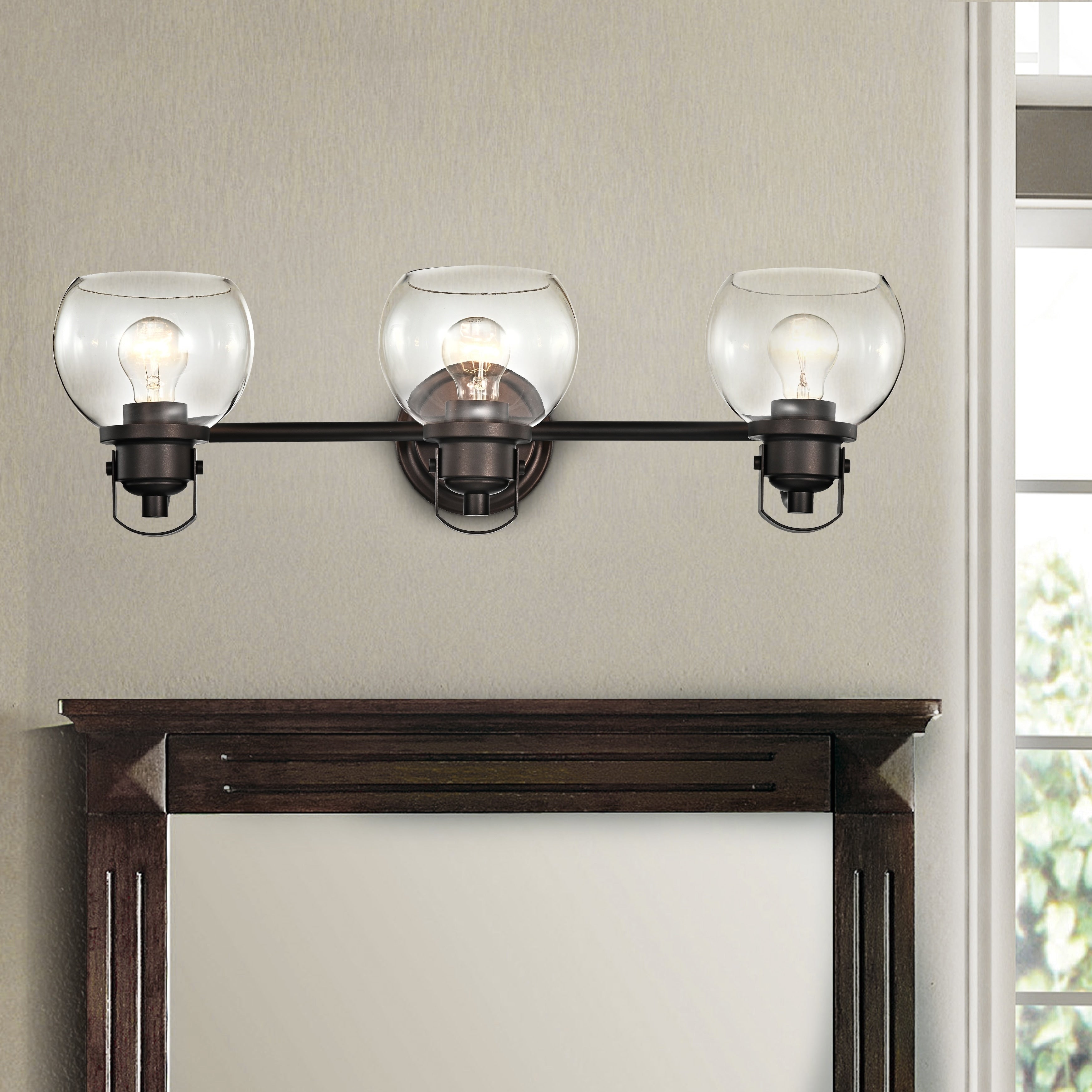 Copper Grove Pui 3 Light Oil Rubbed Bronze Bath Vanity Fixture