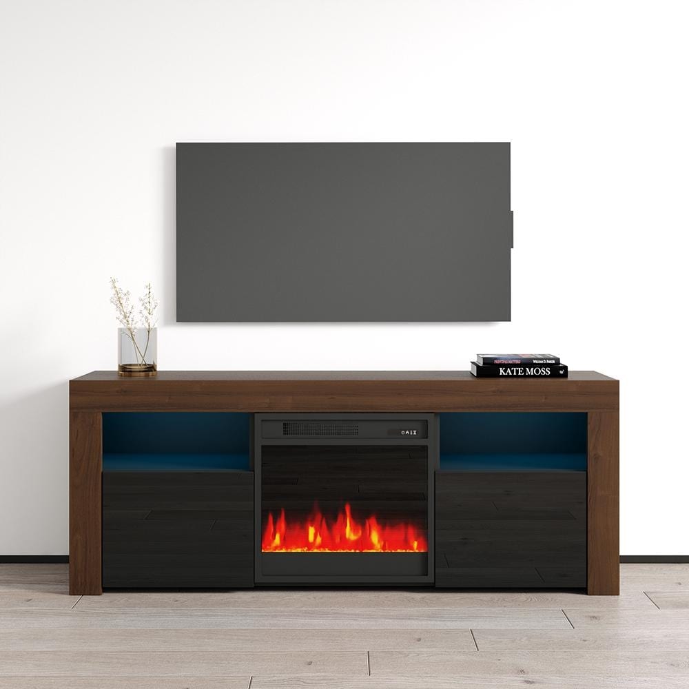 Copper Grove Qorasuv 58 Inch Electric Fireplace Tv Console