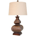 Copper Grove Rennes Transitional Golden White Wash Table Lamp