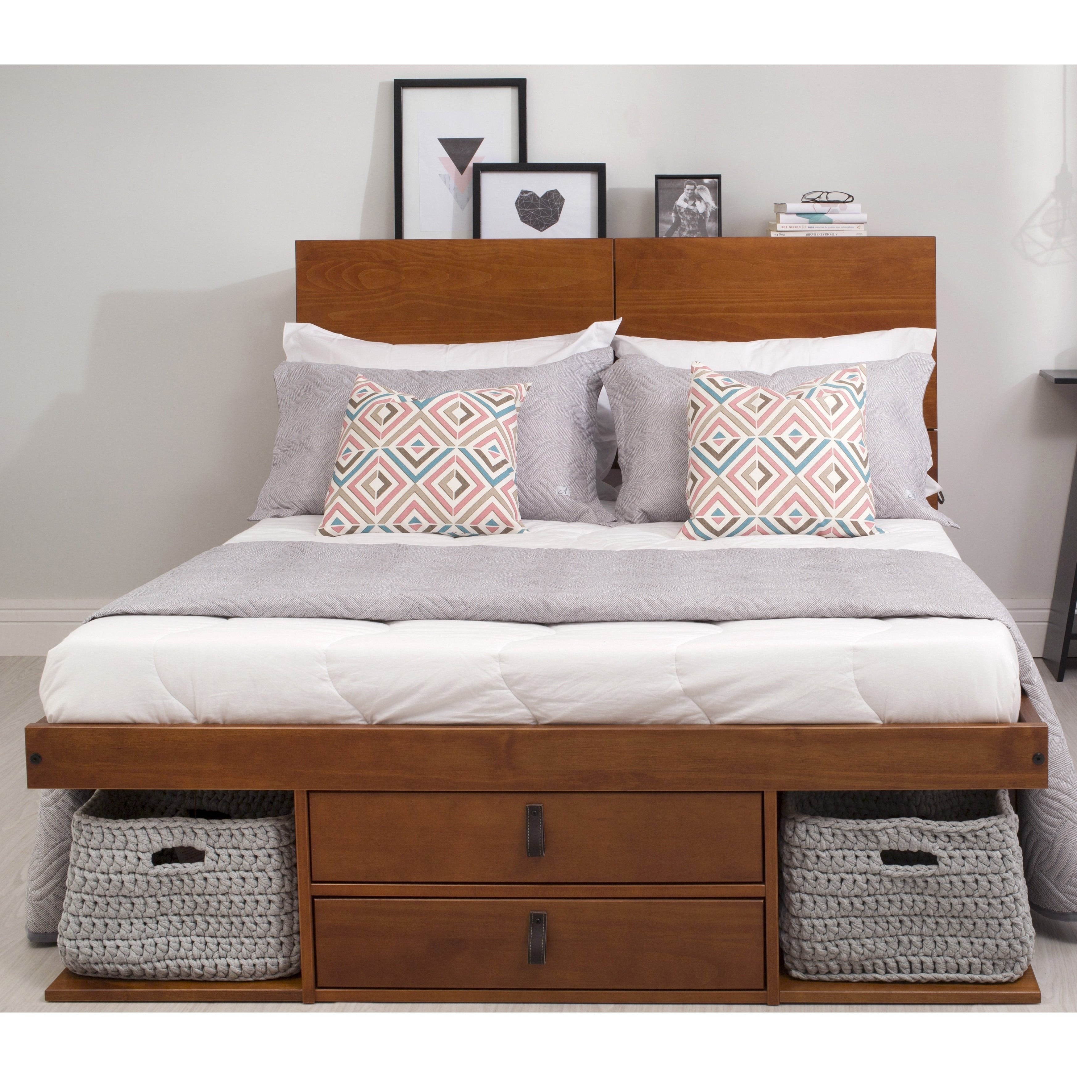 Copper Grove Rivne Storage Platform Bed With Drawers