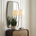 Copper Grove Rounded Edge Black And Bronze Mirror