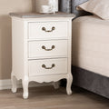 Copper Grove Salzburg French Country Cottage 3 Drawer Nightstand