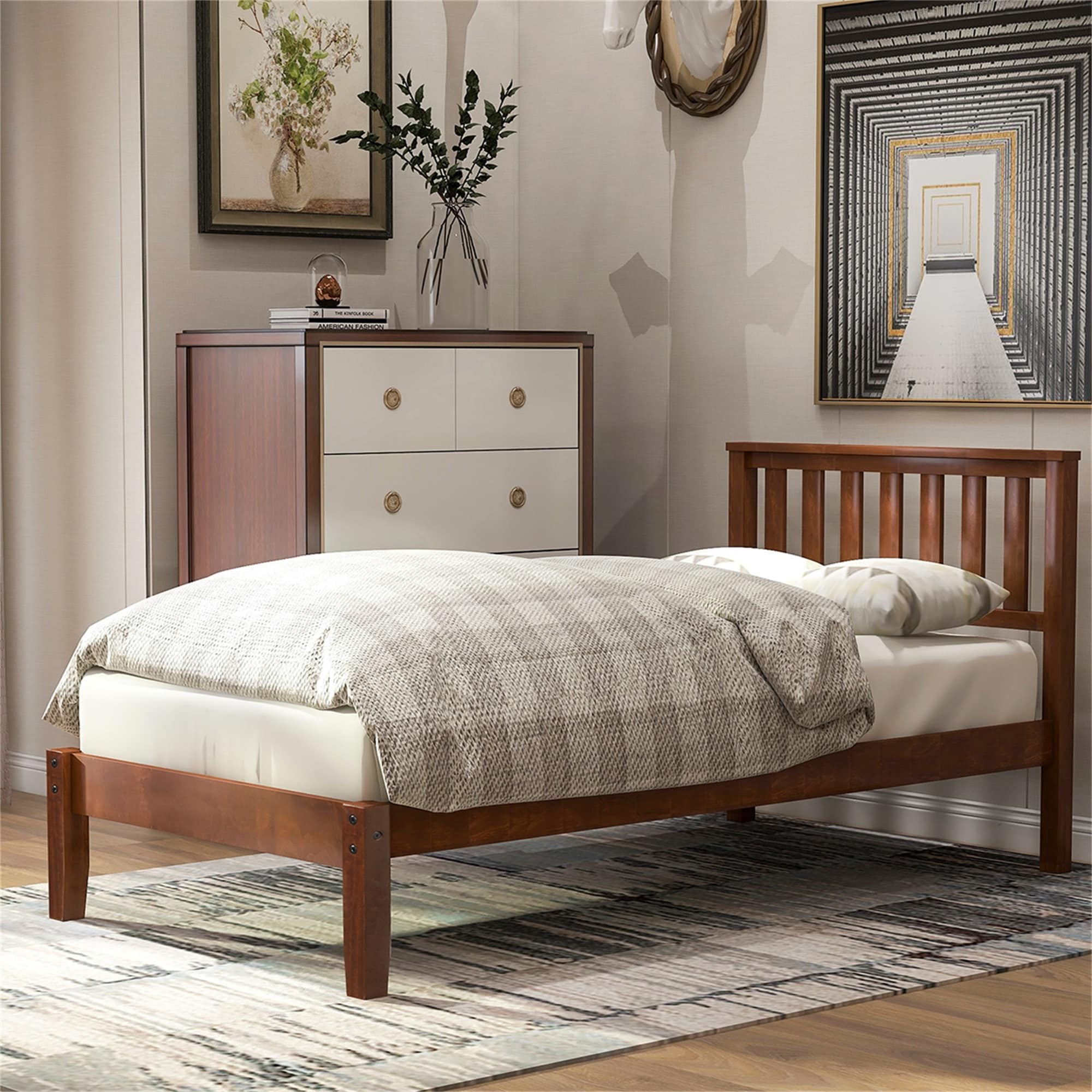 Copper Grove Seroe Wood Platform Bed
