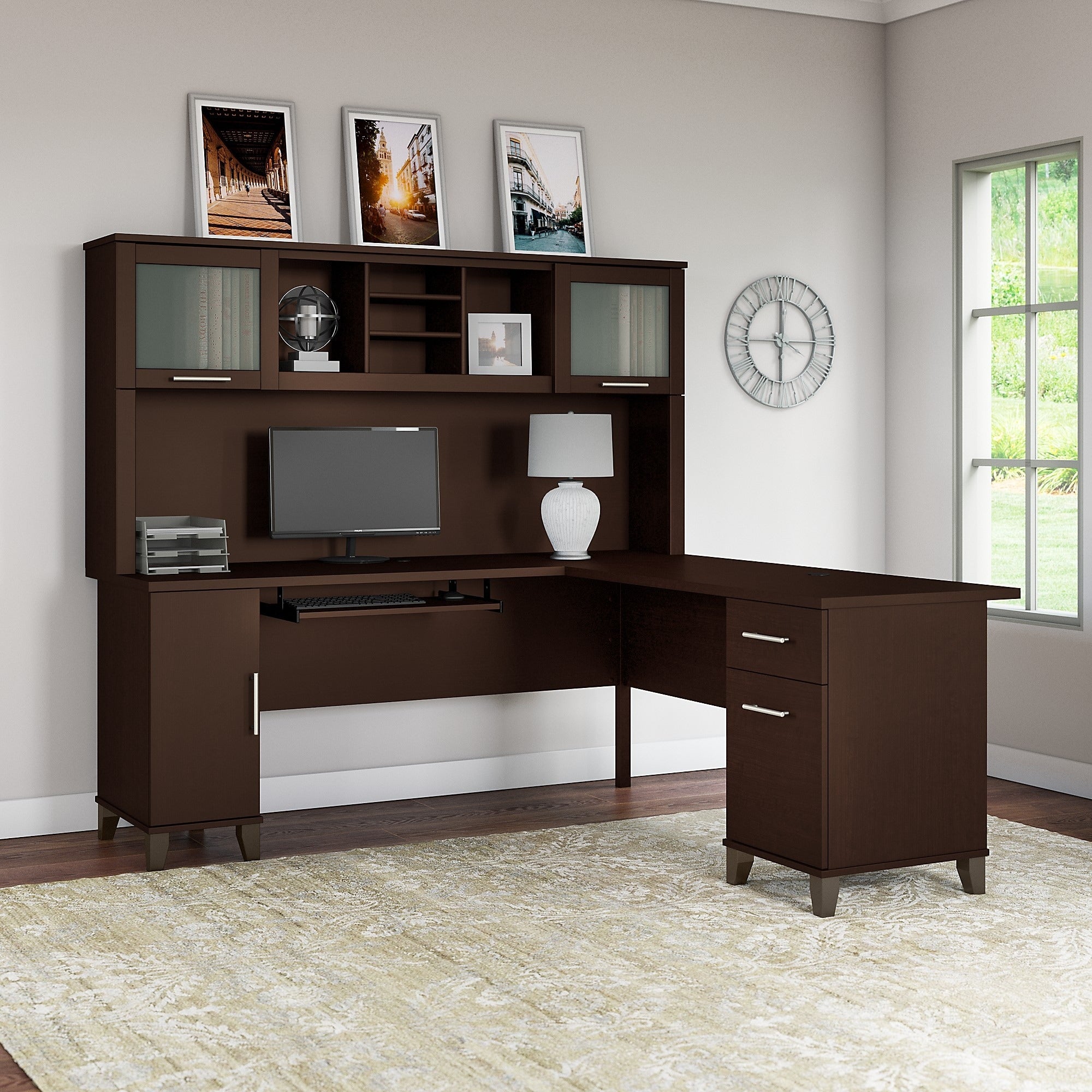 Strick Bolton Cassatt 71 Inch L Shaped Desk