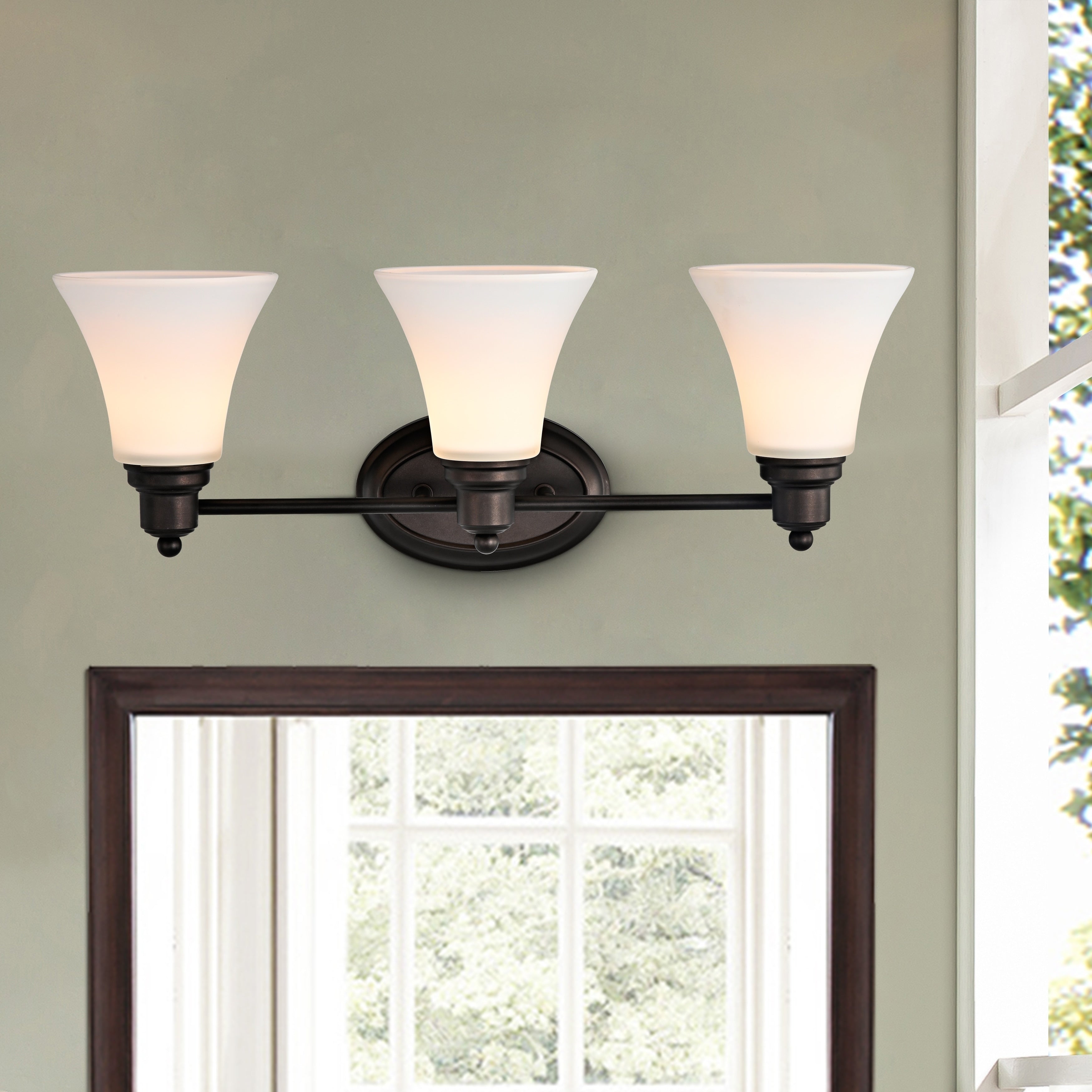 Copper Grove Sispony 3 Light Oil Rubbed Bronze Bath Vanity Fixture