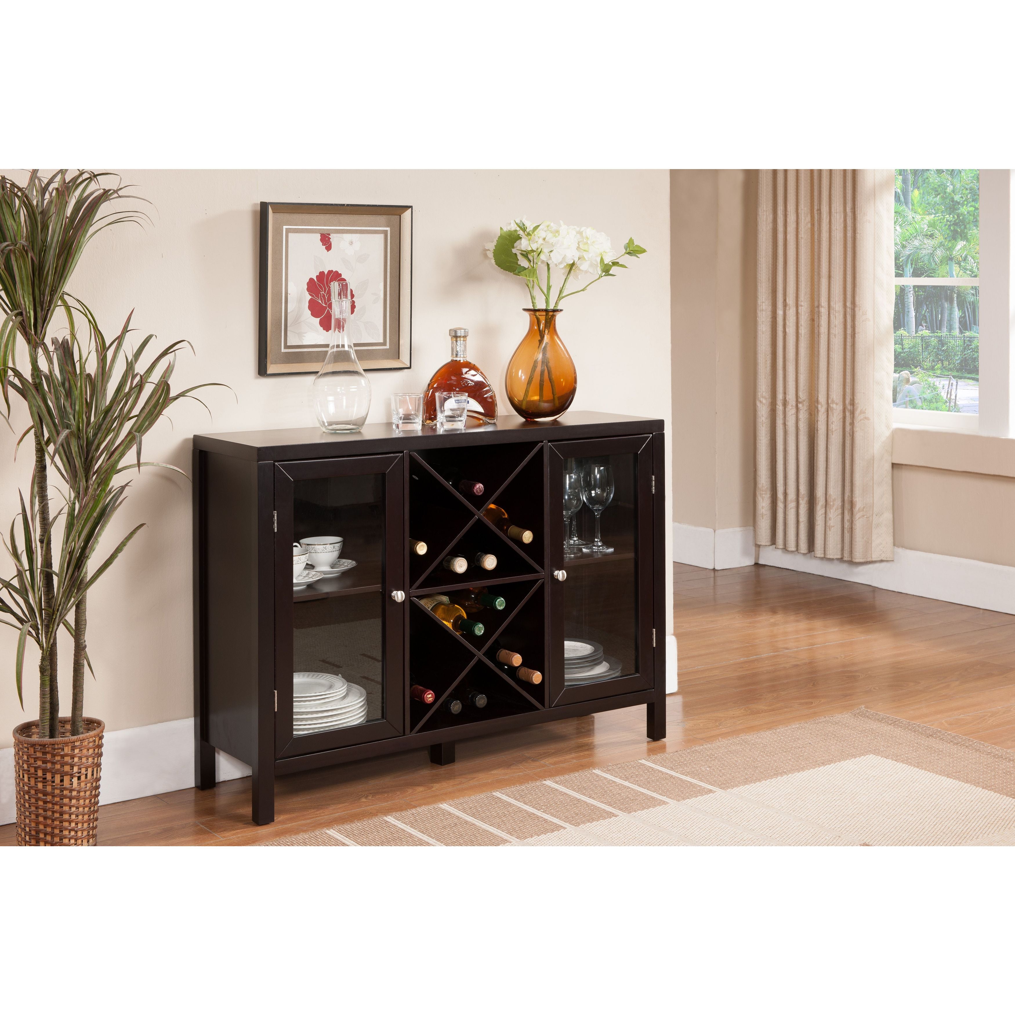 Copper Grove Sonfjallet Espresso Finish Wine Rack