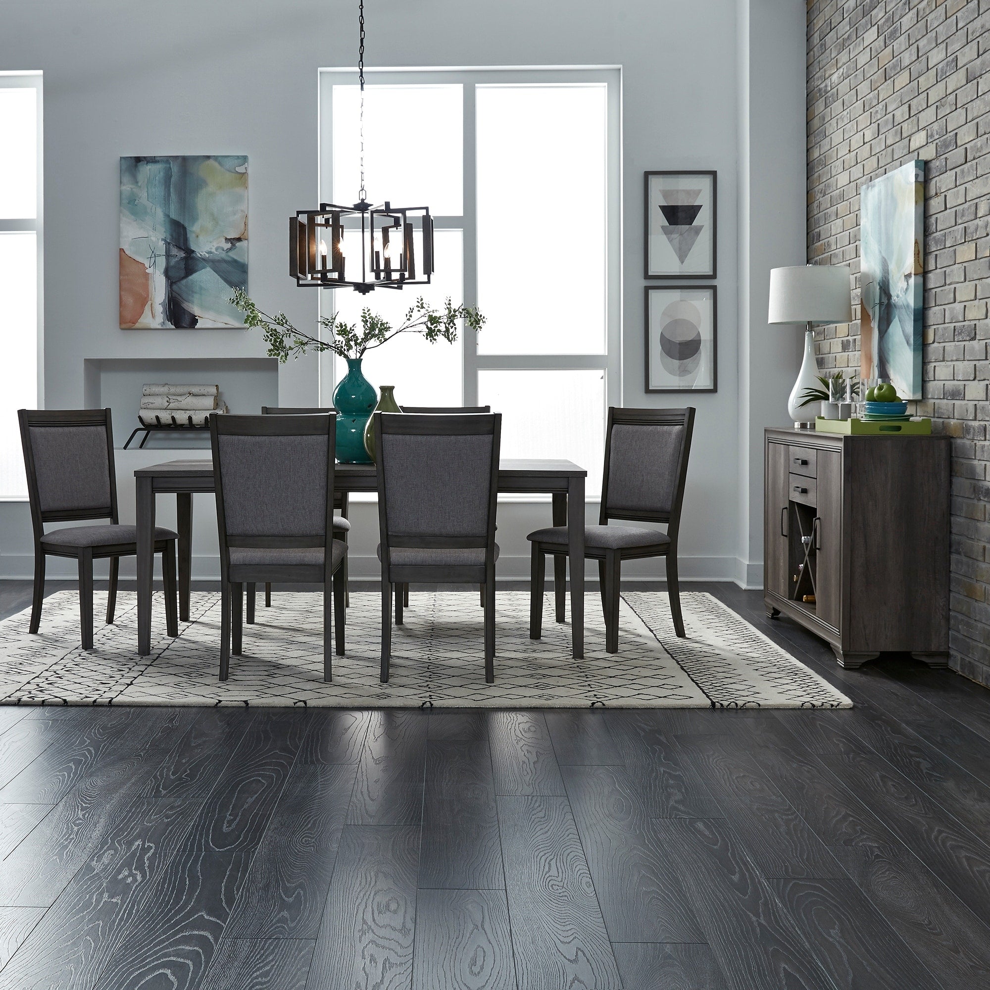 Tanners Creek Greystone Optional 7 Piece Rectangular Table Set