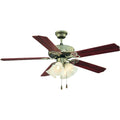 Copper Grove Tsaghkadzor 4 Light Brushed Nickel Ceiling Fan