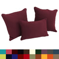 Copper Grove Elk Island Solid Twill Throw Pillows Set Of 3