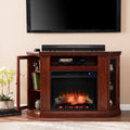 Copper Grove Tyhee Cherry Media Console Fireplace