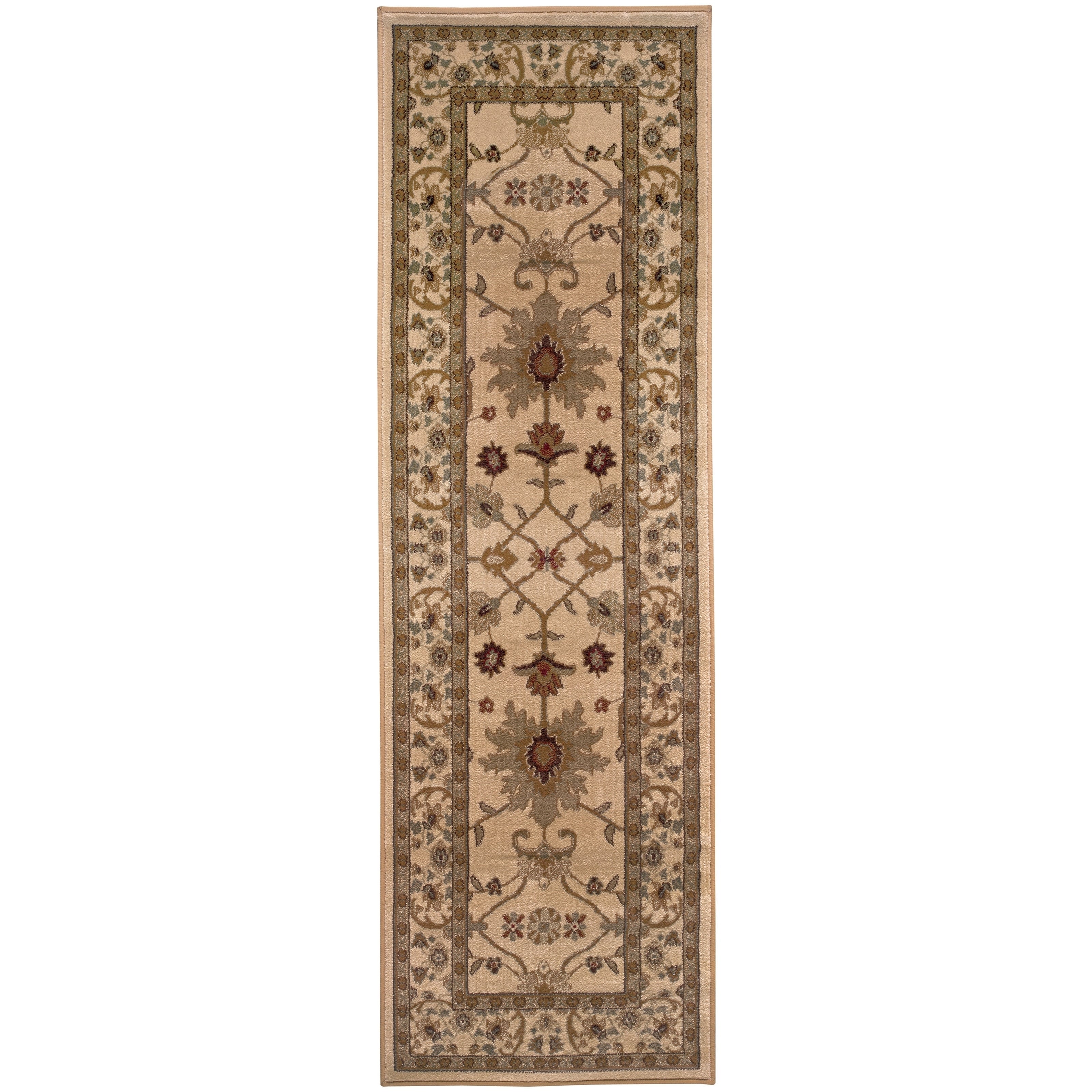 Copper Grove Uinta Beige Oriental Runner Rug 26 X 79 Runner