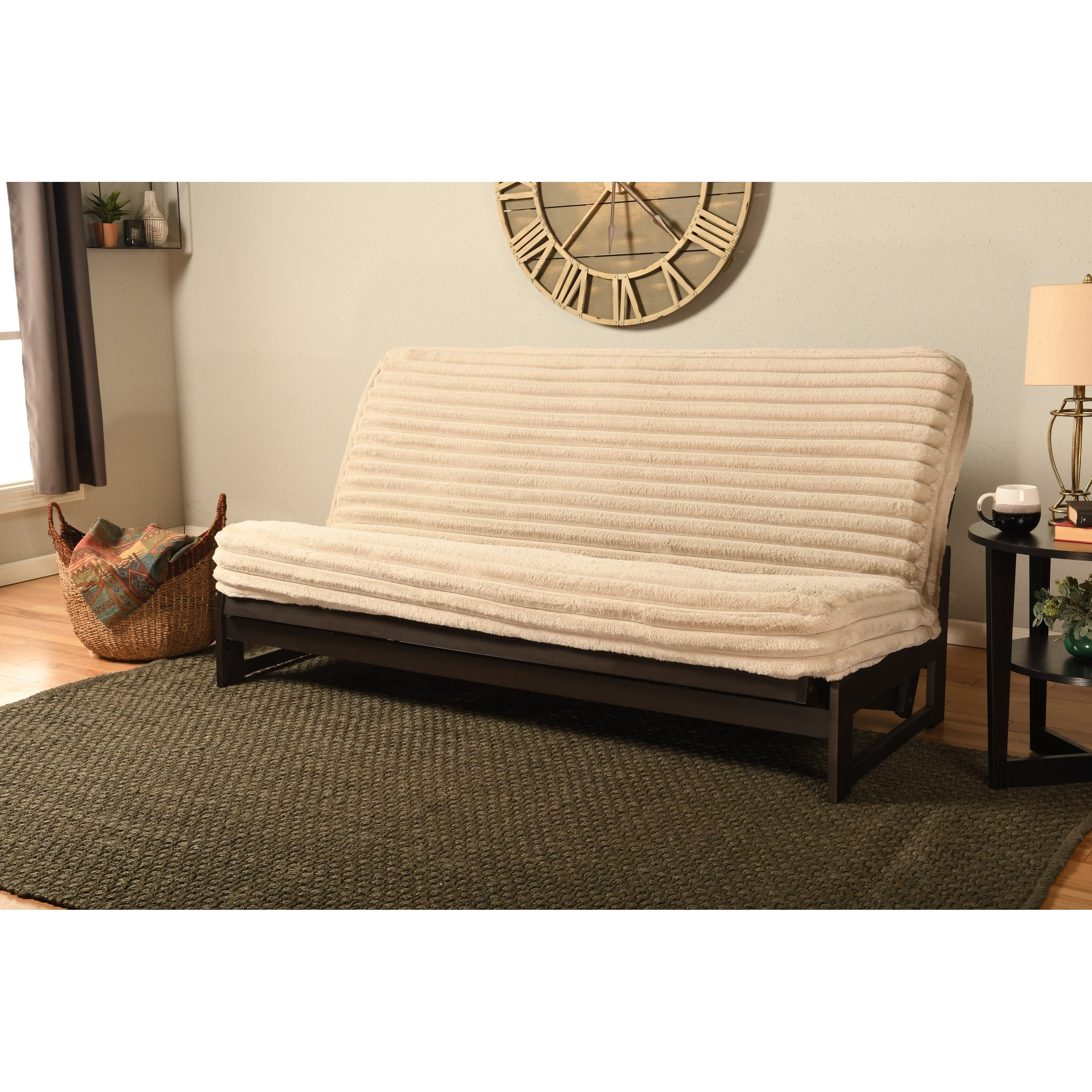 Copper Grove Uncompahgre Rustic Mocha Futon Frame With Mattress