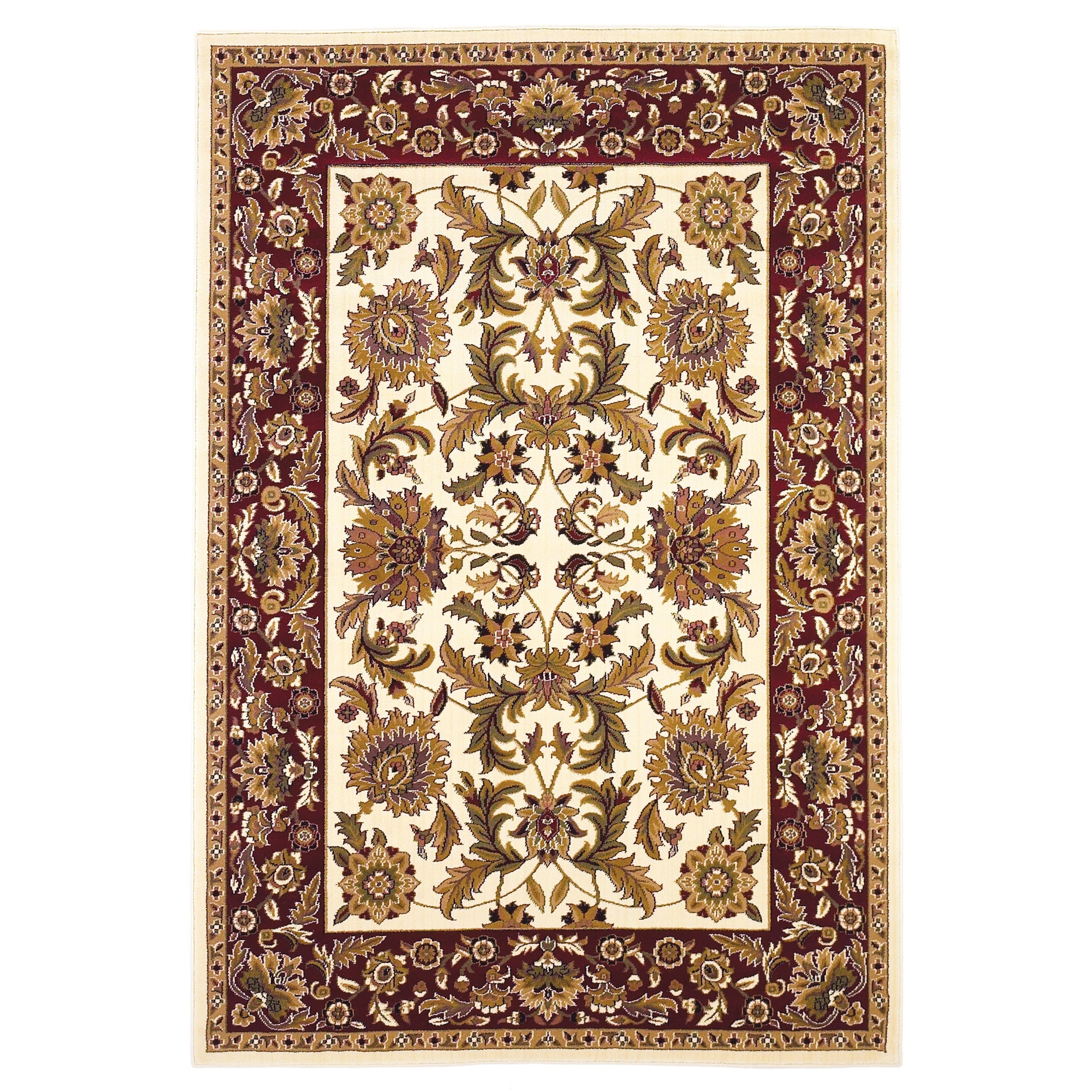 Copper Grove Veit Ivory Red Classic Traditional Area Rug