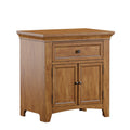 Ediline 1 Drawer Wood Cupboard Nightstand With Charging Station By Inspire Q Classic