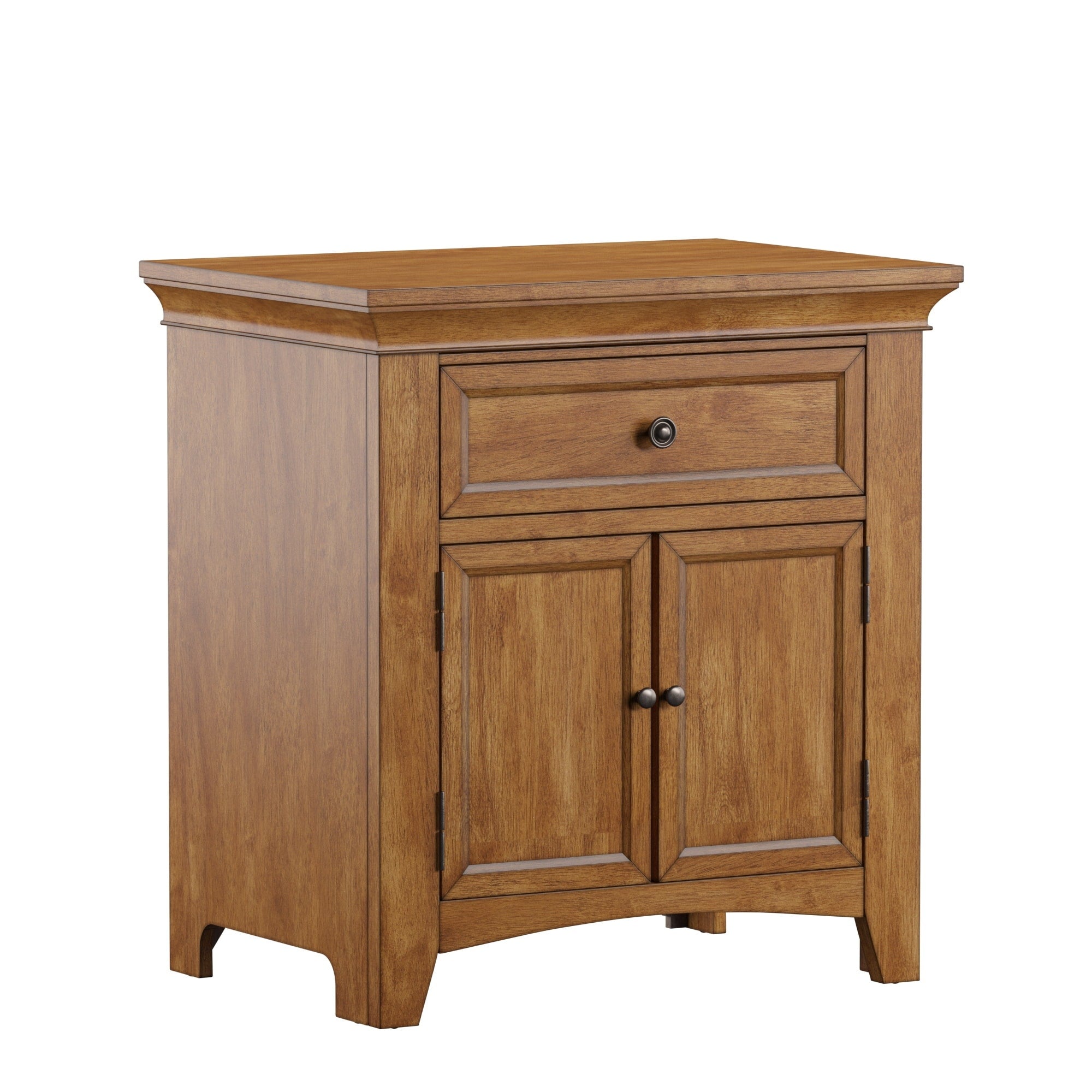Ediline 1 Drawer Wood Cupboard Nightstand With Charging Station By Inspire Q Classic