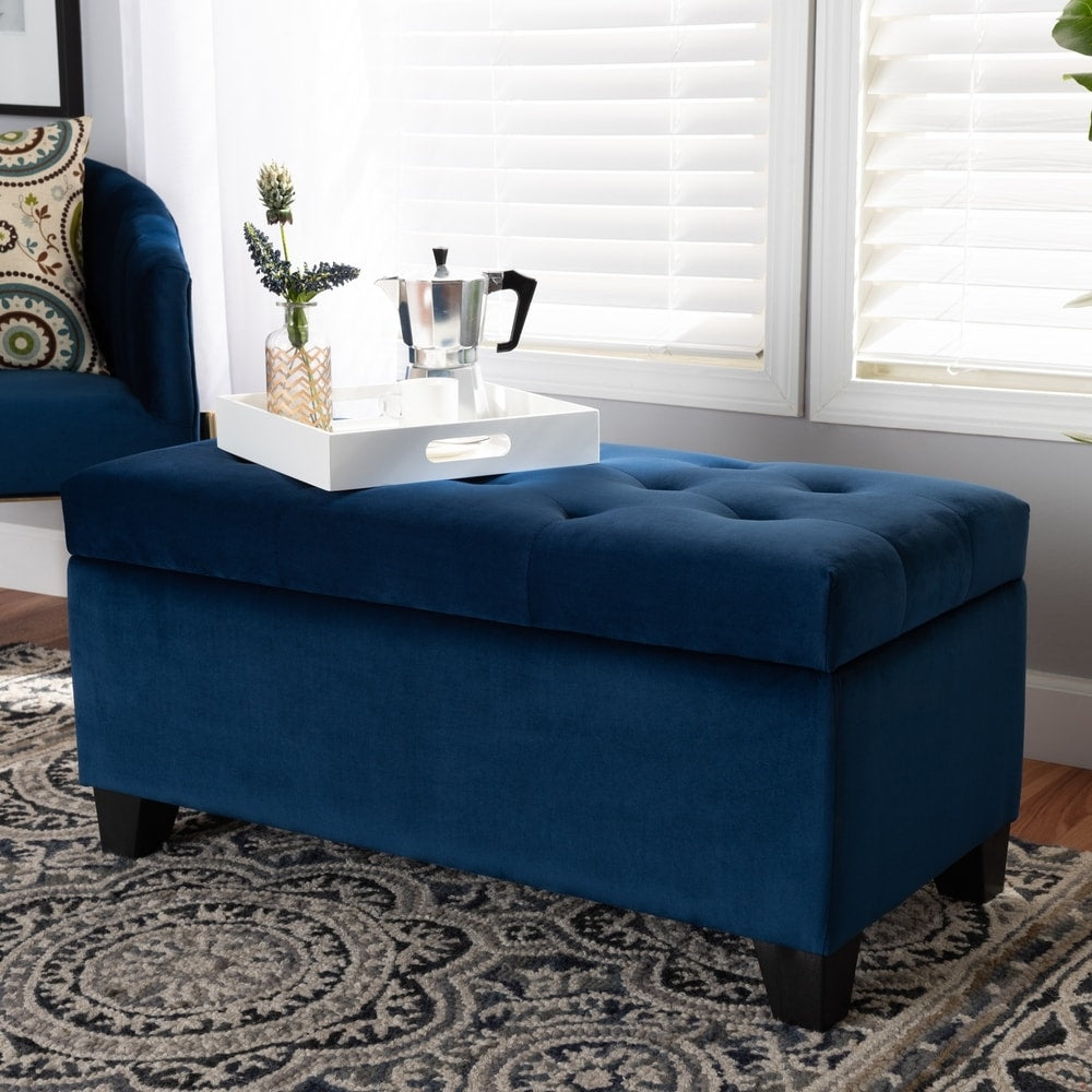 Copper Grove Wallersee Modern Upholstered Rectangular Storage Ottoman