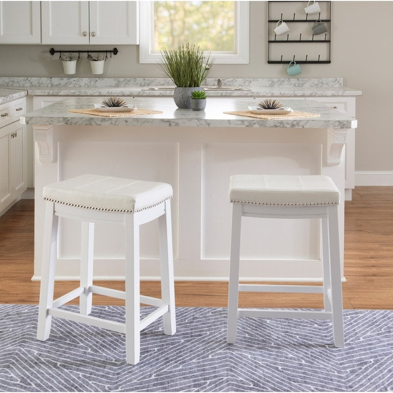 Copper Grove Willamette Blue Counter Stool