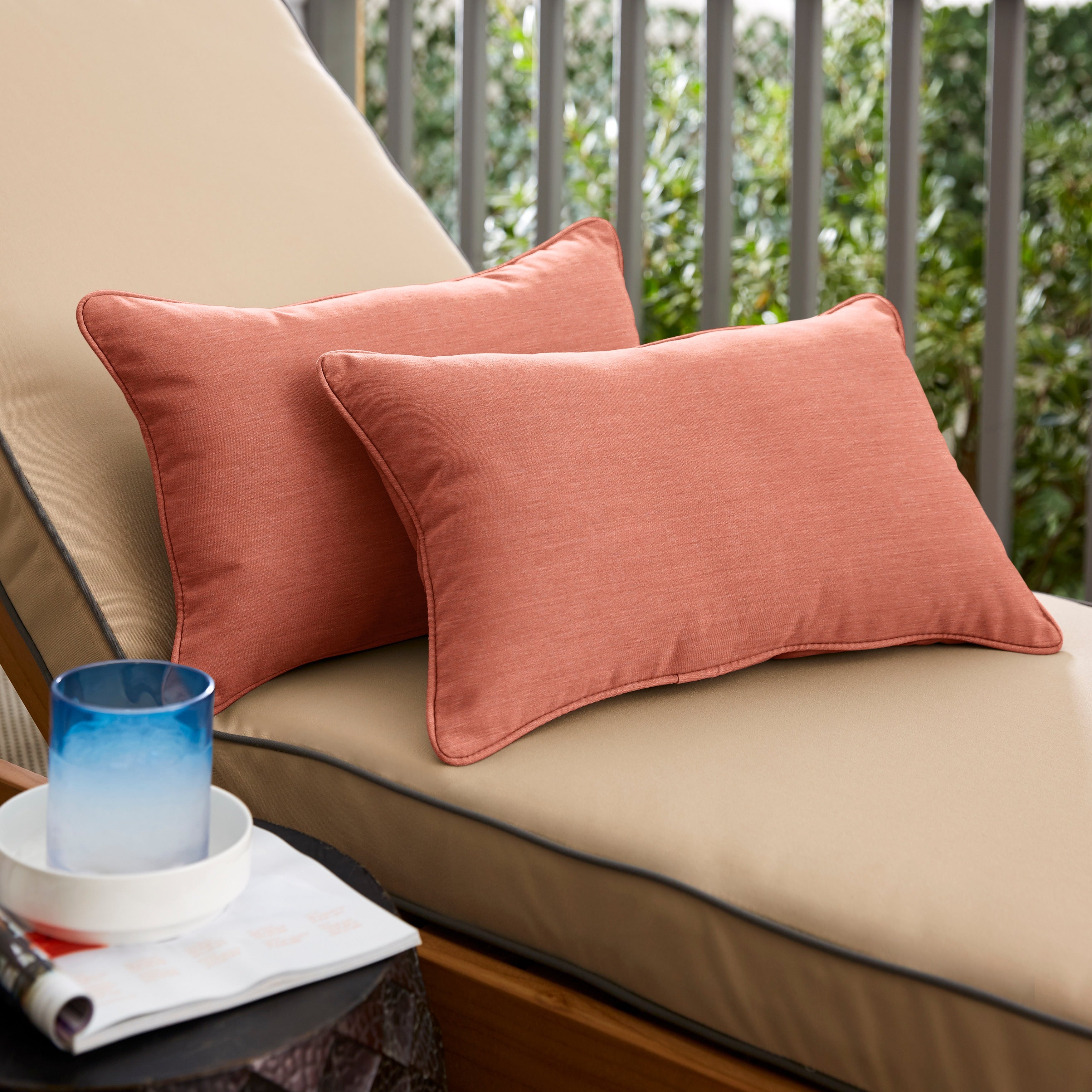 Havenside Home Coral Corded Lumbar Pillows Set Of 2