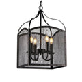 Cordelia Black 4 Light Pendant With Black Shade