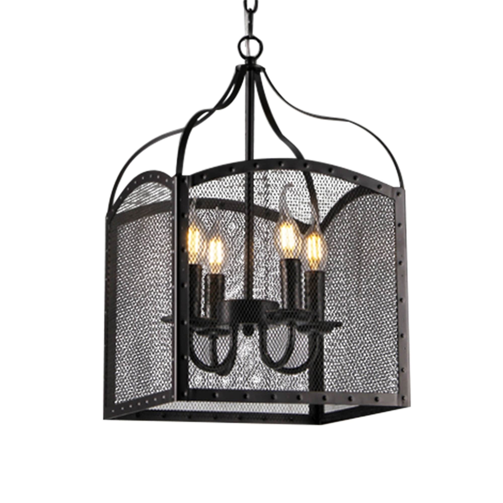 Cordelia Black 4 Light Pendant With Black Shade