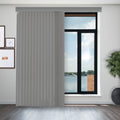 Cordless Vertical Blinds Oxford Alabaster 78 W X 84 H