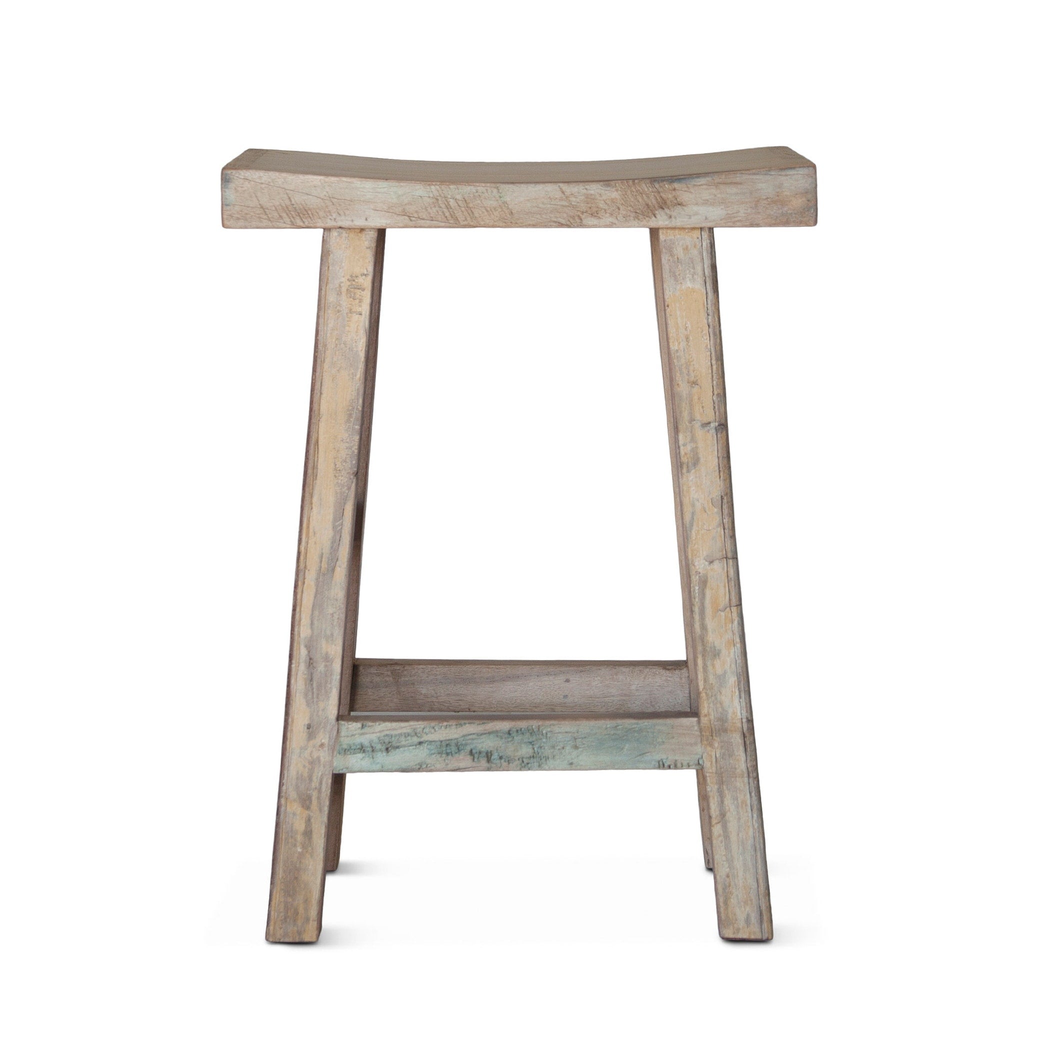 Cordoba Vintage Reclaimed Teak Counter Stool