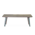 Cordoba Vintage Teal Reclaimed Teak Bench