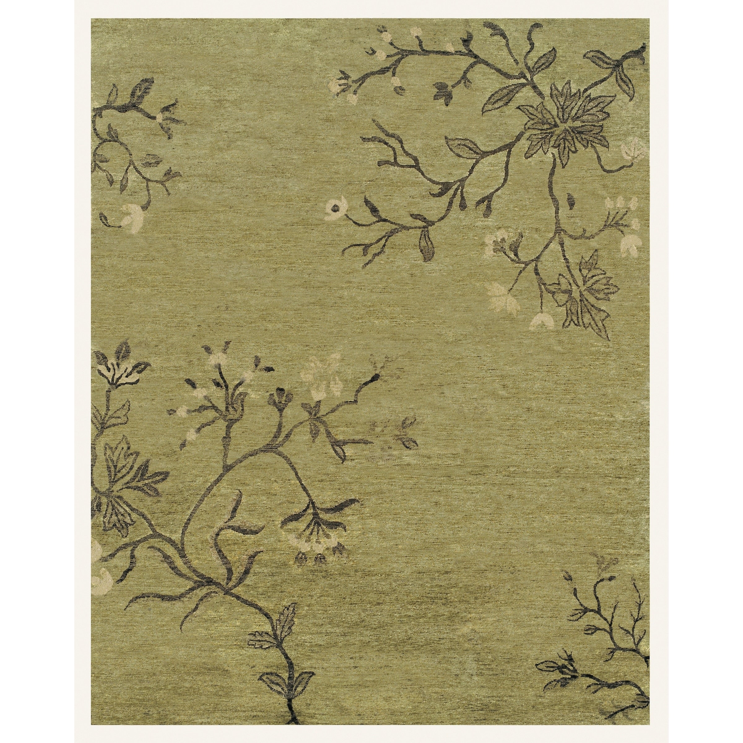 Grand Bazaar Cordonnet Wool Hand Knotted Rug 79 X 99