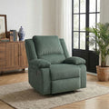 Corduroy Manual Recliner Chair With Footrest