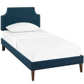 Corene Twin Platform Bed With Squared Tapered Legs