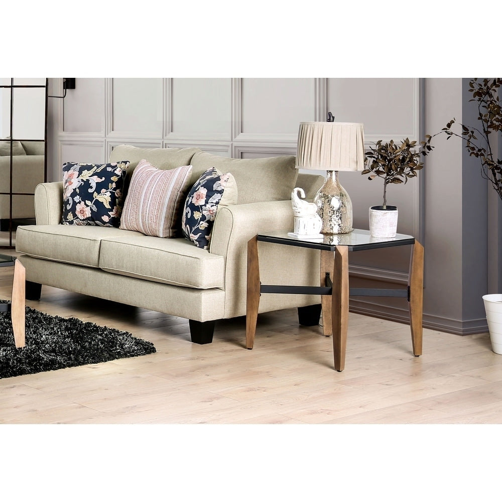 The Gray Barn Bangle Bend Transitional T Cushion Loveseat