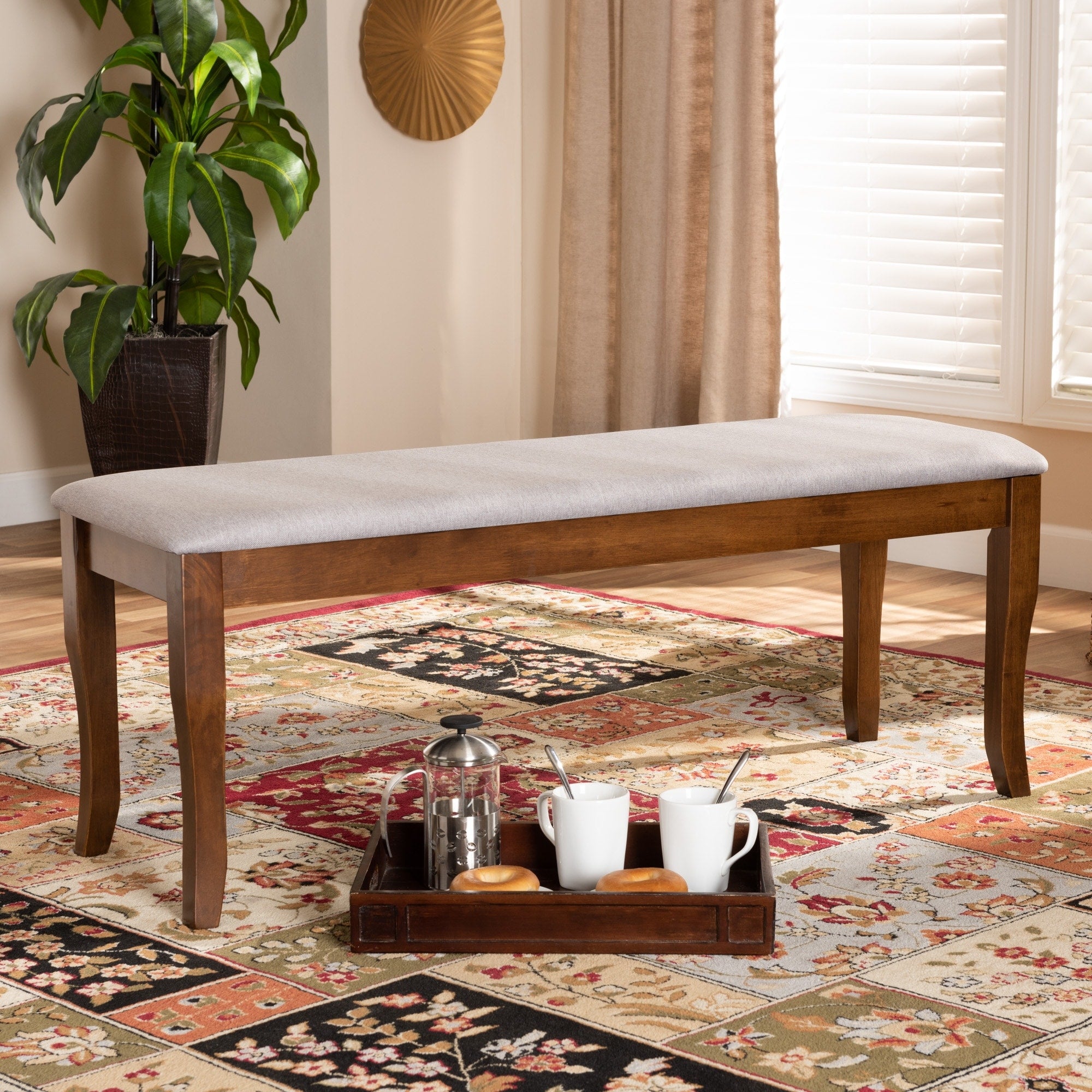 Cornelie Modern And Contemporary Transitional Dining Bench