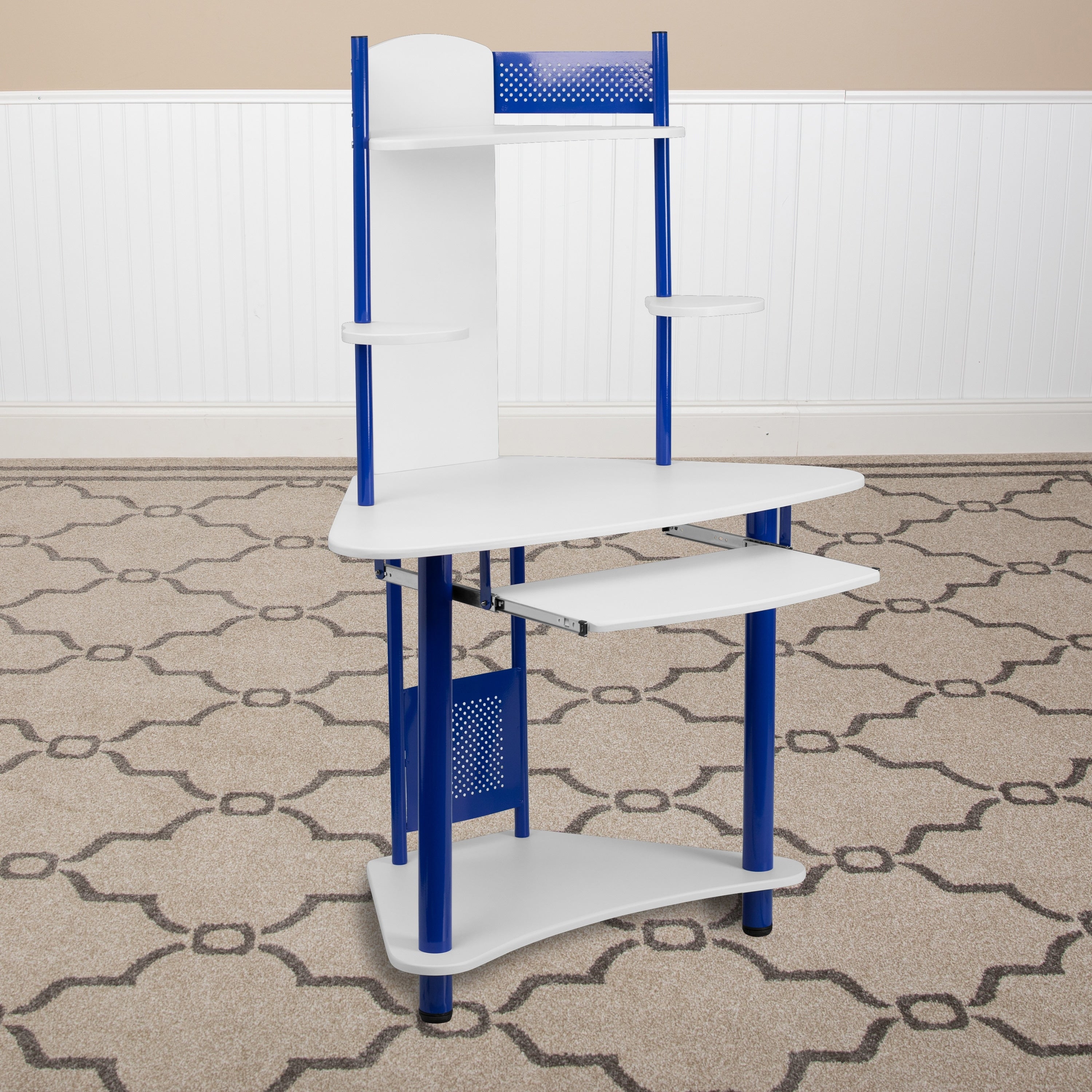 Corner Computer Desk With Hutch