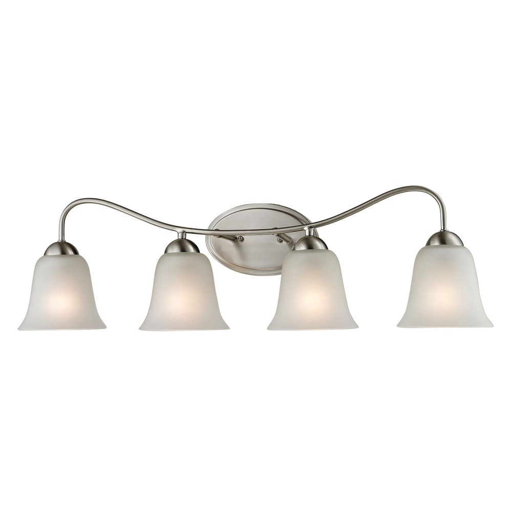 Cornerstone 32 Inch Silver Brushed Nickel Conway 4 Light Bath Bar