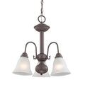 Cornerstone Bellingham 3 Light Chandelier In Oil Rubbed Bronze